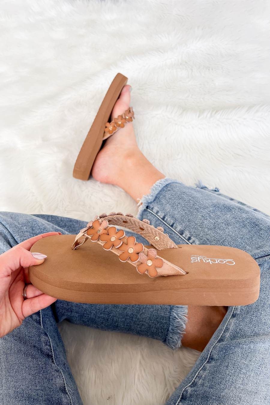 Corkys No Running Flip Flops