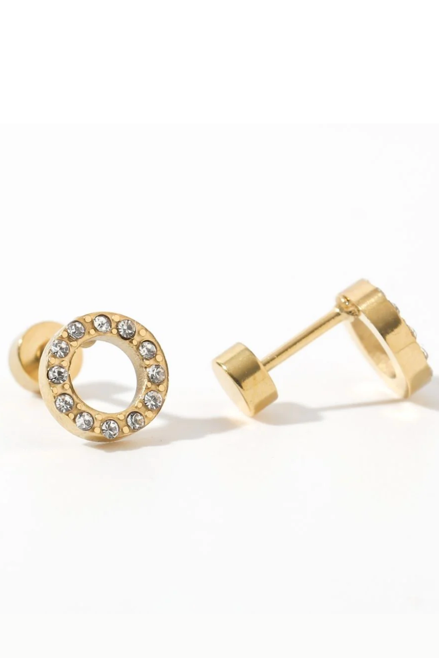 Linny Co Screwback Stud- Lainey- Gold