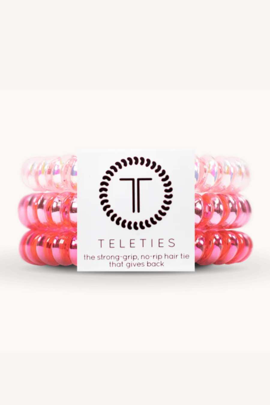 TELETIES Think Pink Hair Tie- Small
