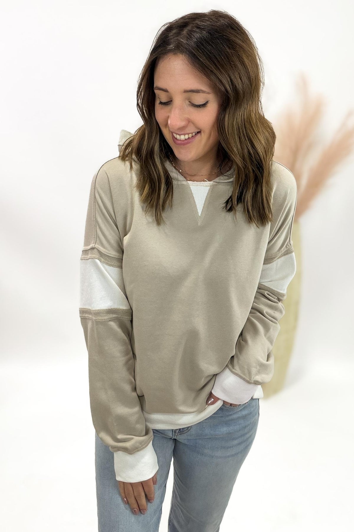 Taupe French Terry Hoodie