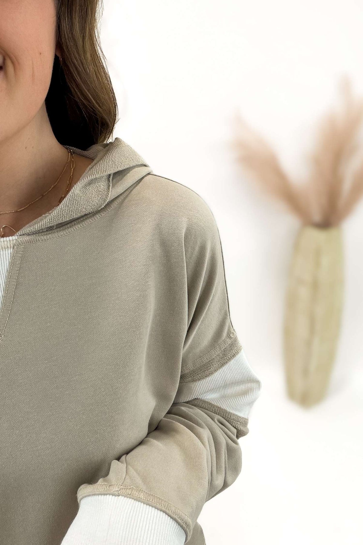 Taupe French Terry Hoodie