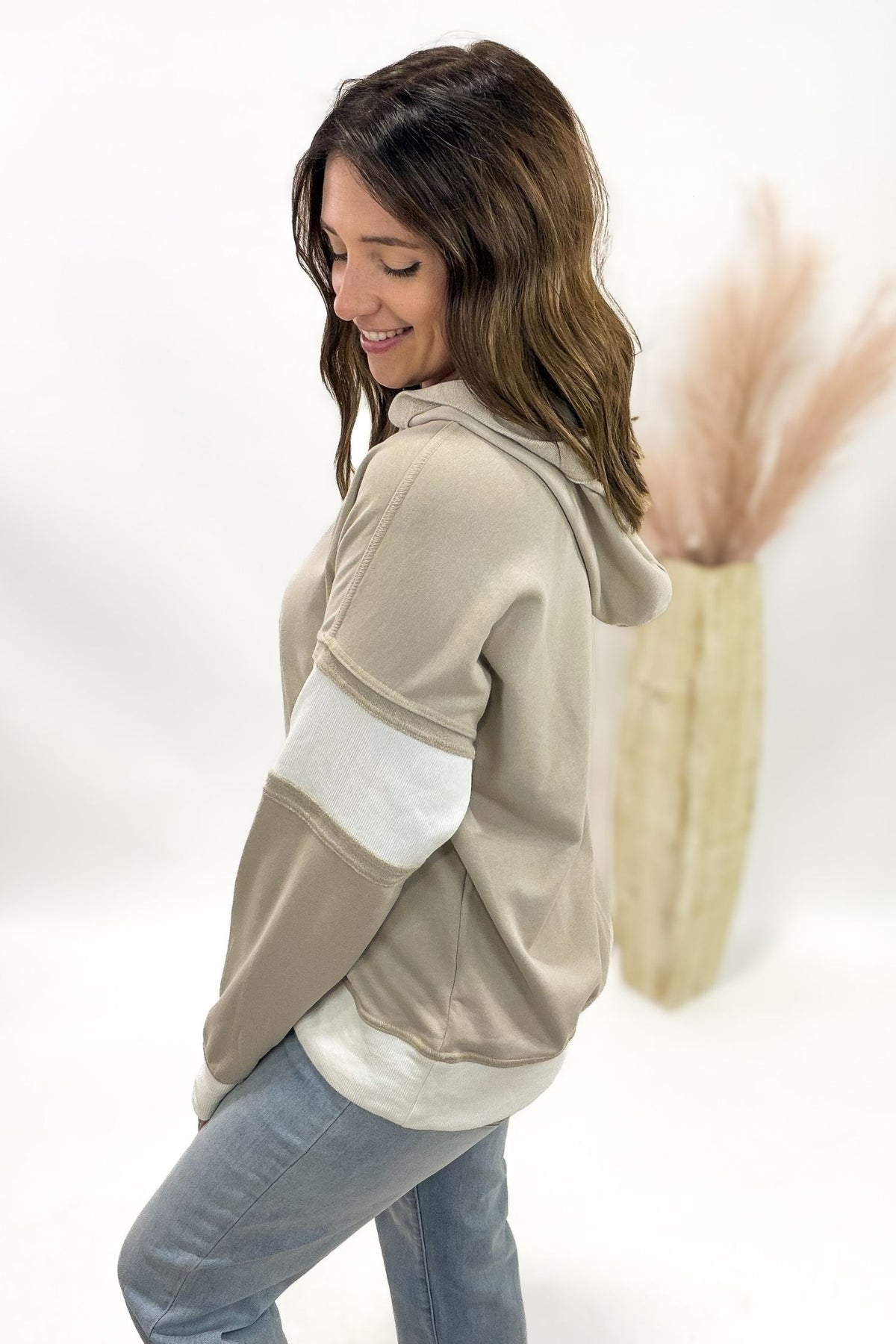 Taupe French Terry Hoodie
