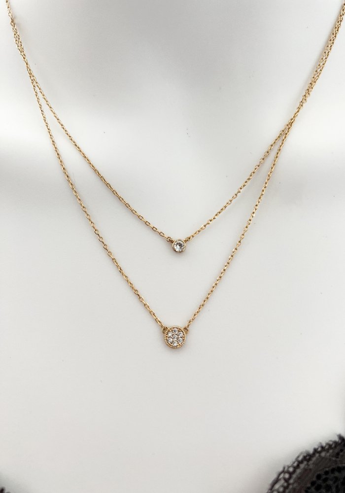 Dainty Gold Layered Necklace - Lot21 Boutique