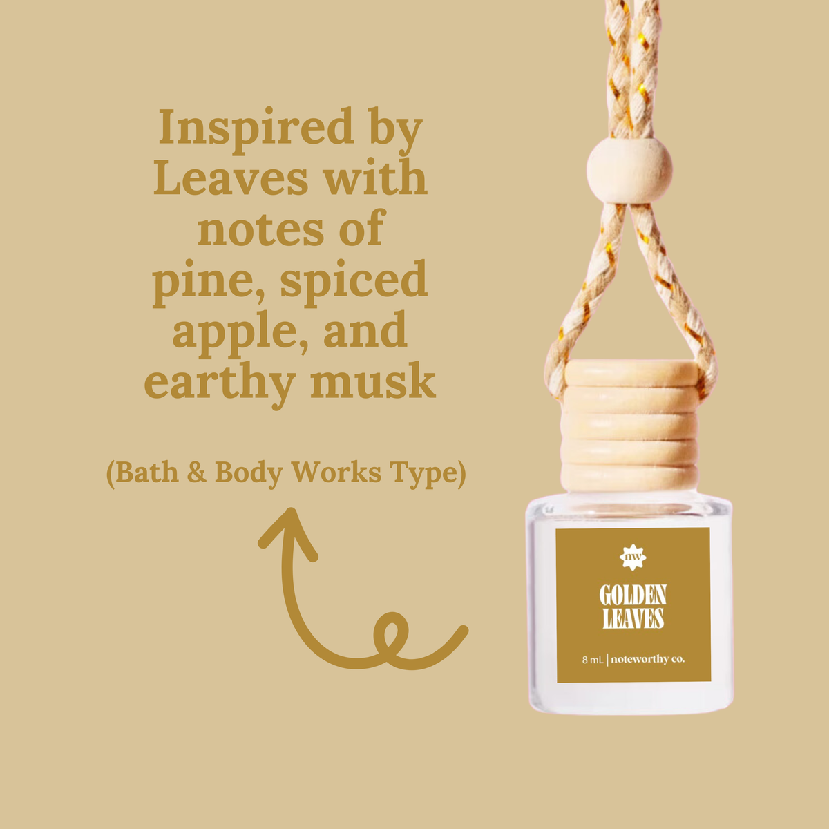 Car Diffusers | Golden Leaves