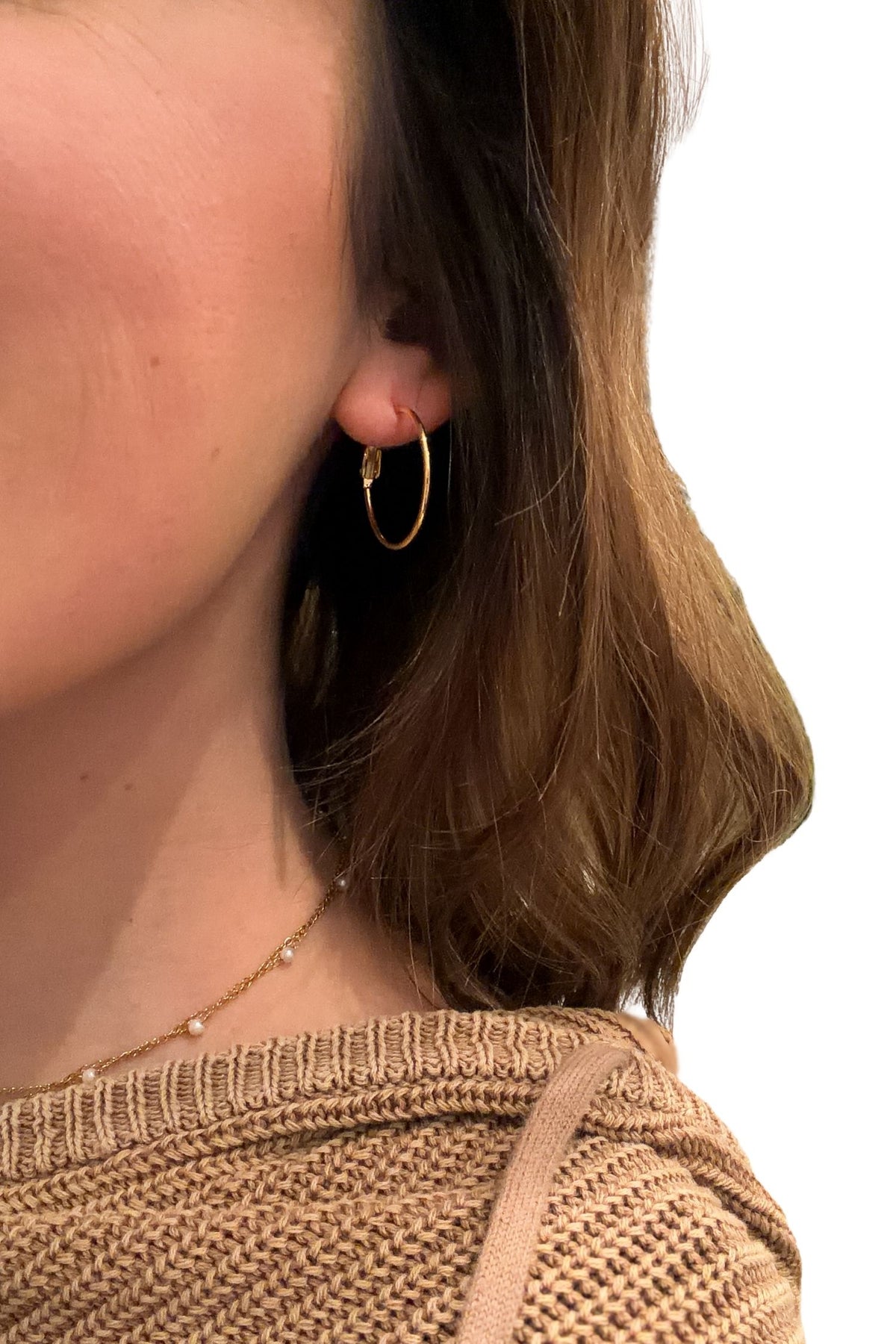 18k Gold Plated Hoops