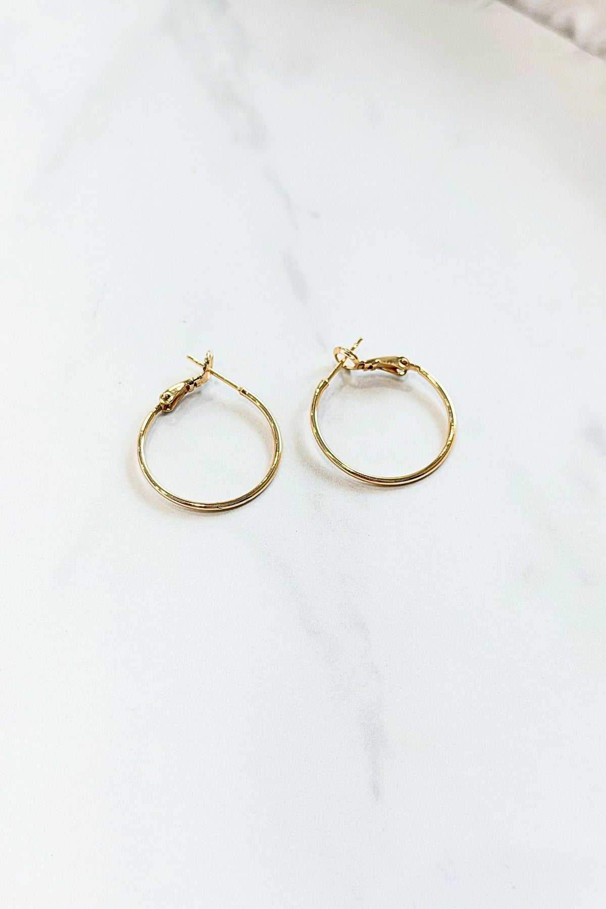 18k Gold Plated Hoops