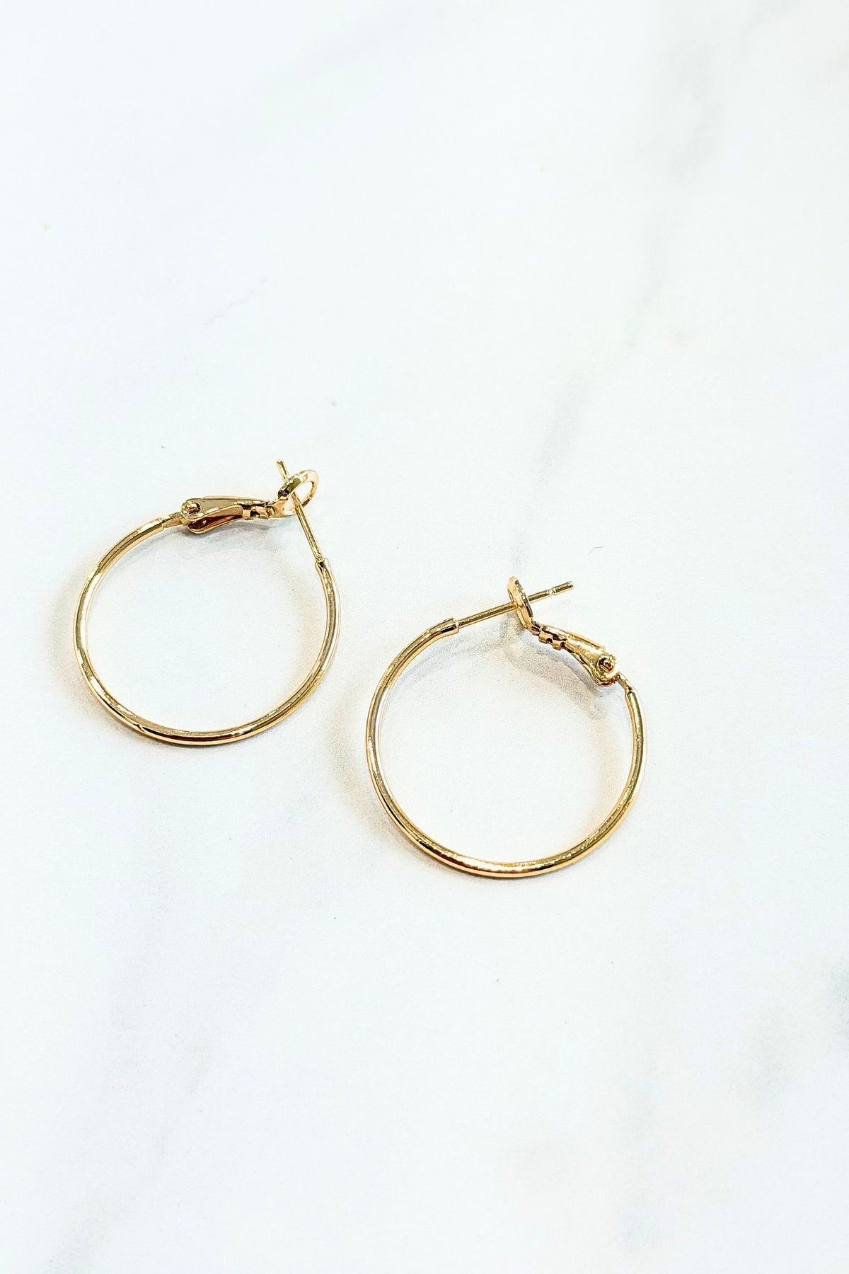 18k Gold Plated Hoops