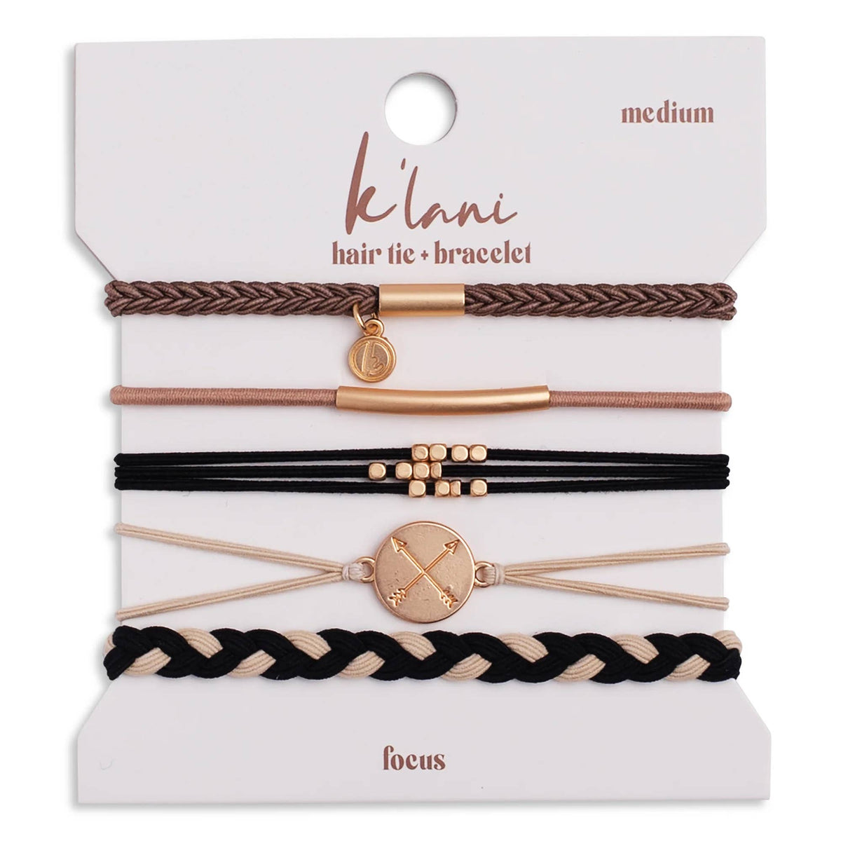 Focus Hair Tie Bracelets: Large