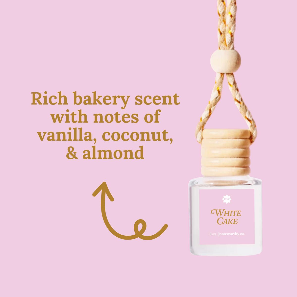 Car Diffusers - White Cake
