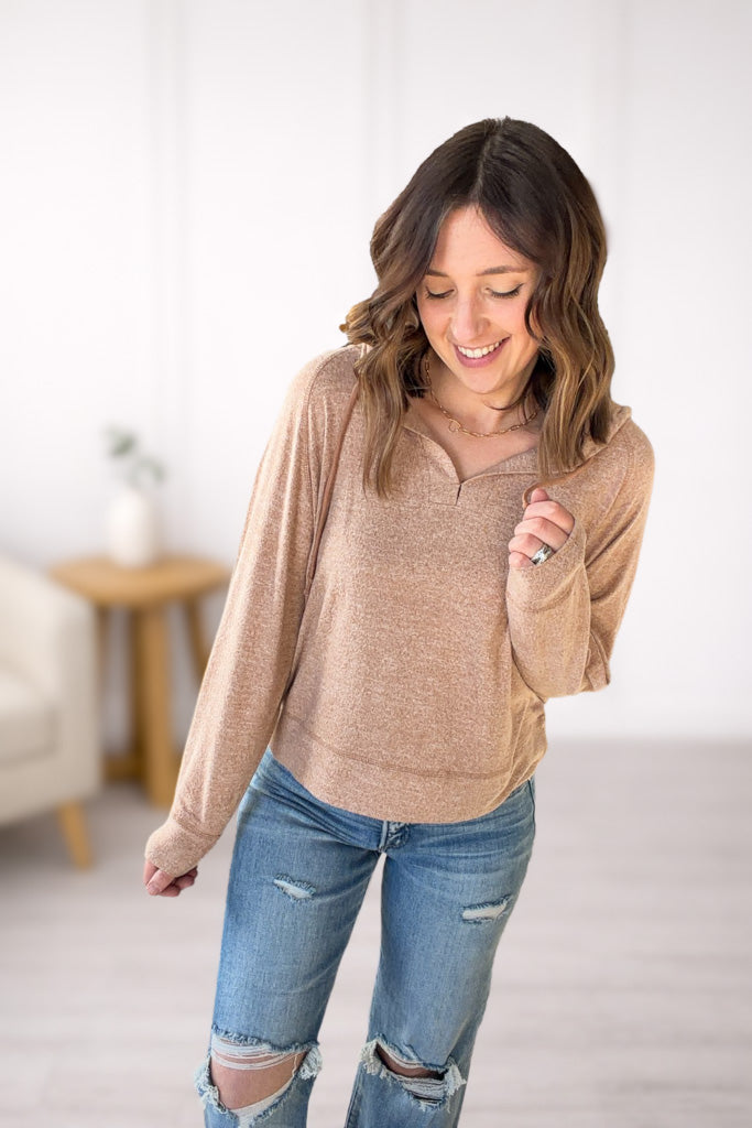 Amber Brushed Lounge Hoodie