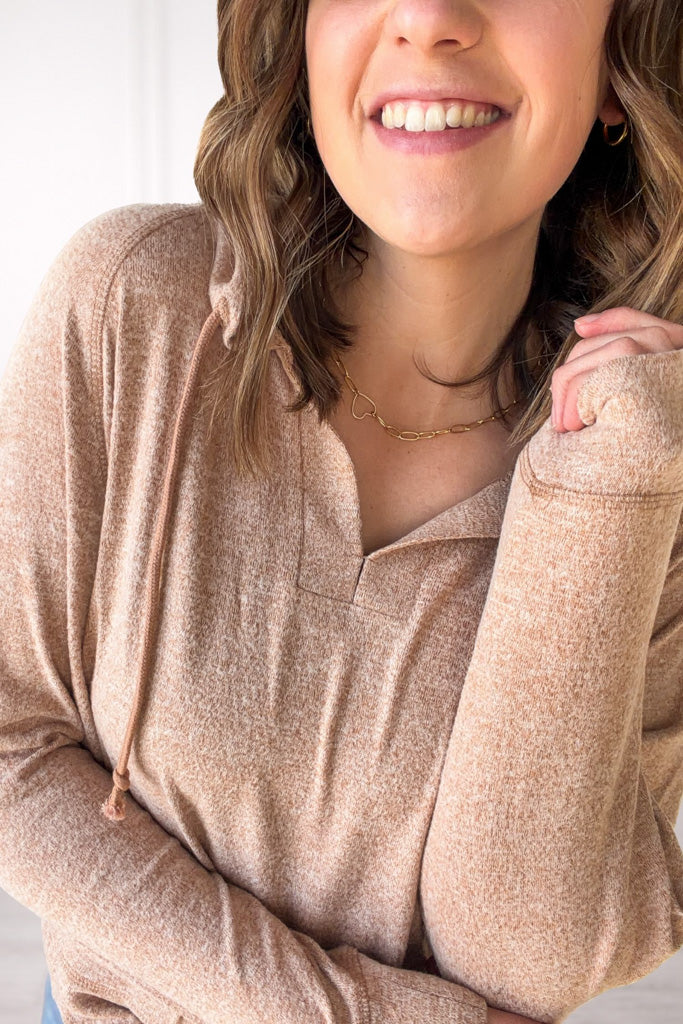 Amber Brushed Lounge Hoodie