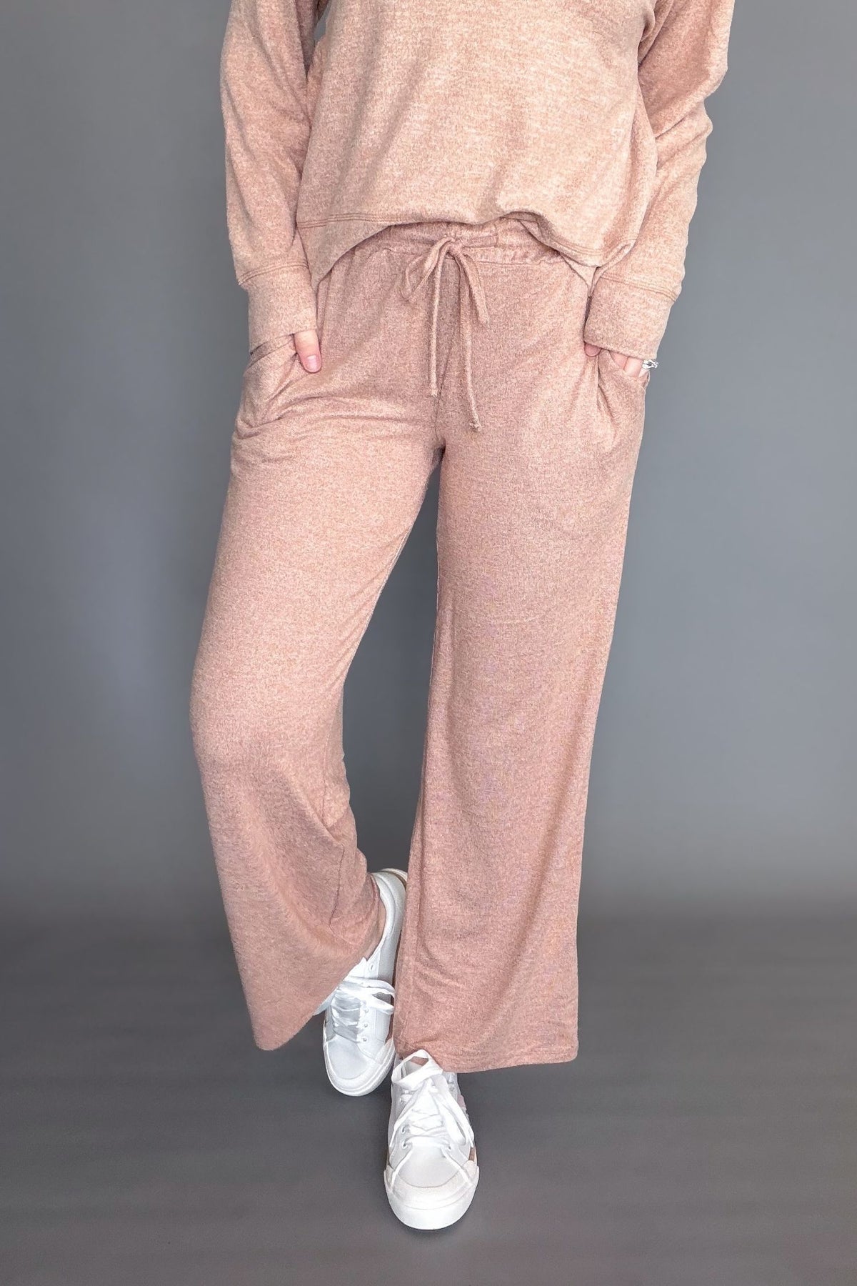 Amber Brushed Wide Leg Lounge Pants