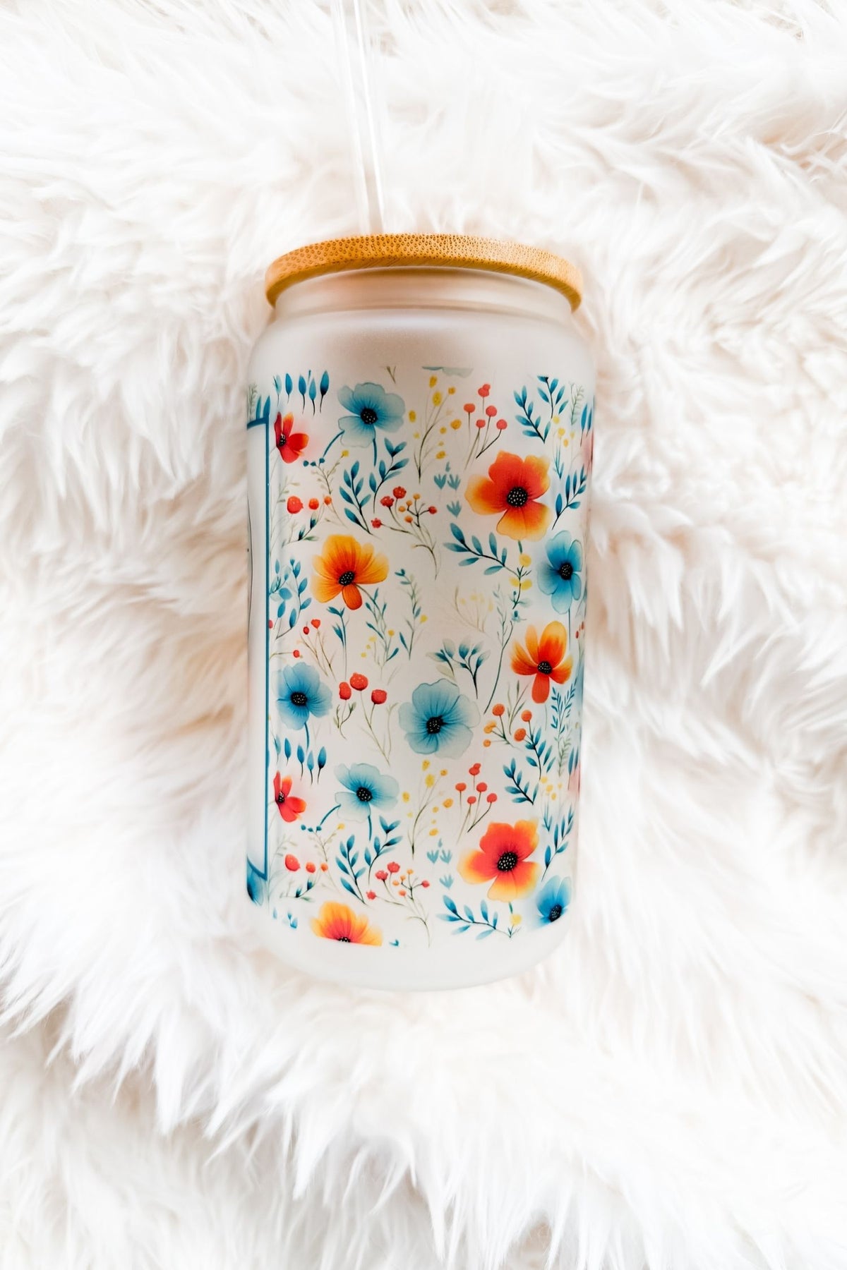Be the Light 16oz Frosted Glass Tumbler