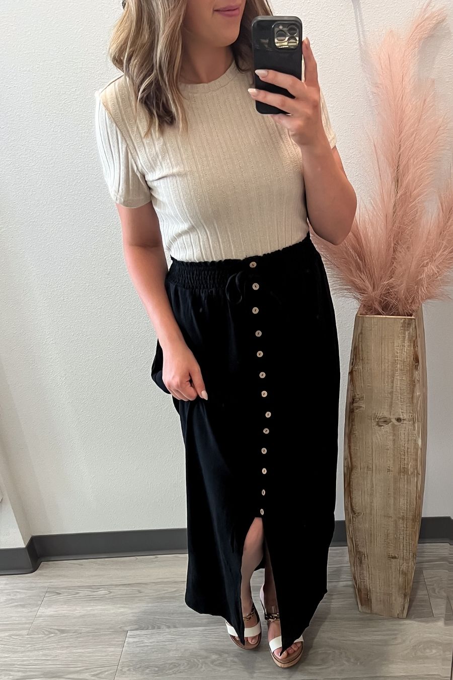 Black Maxi Skirt