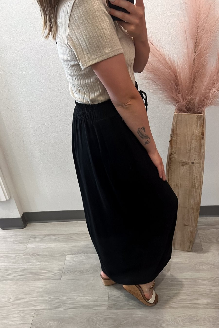Black Maxi Skirt