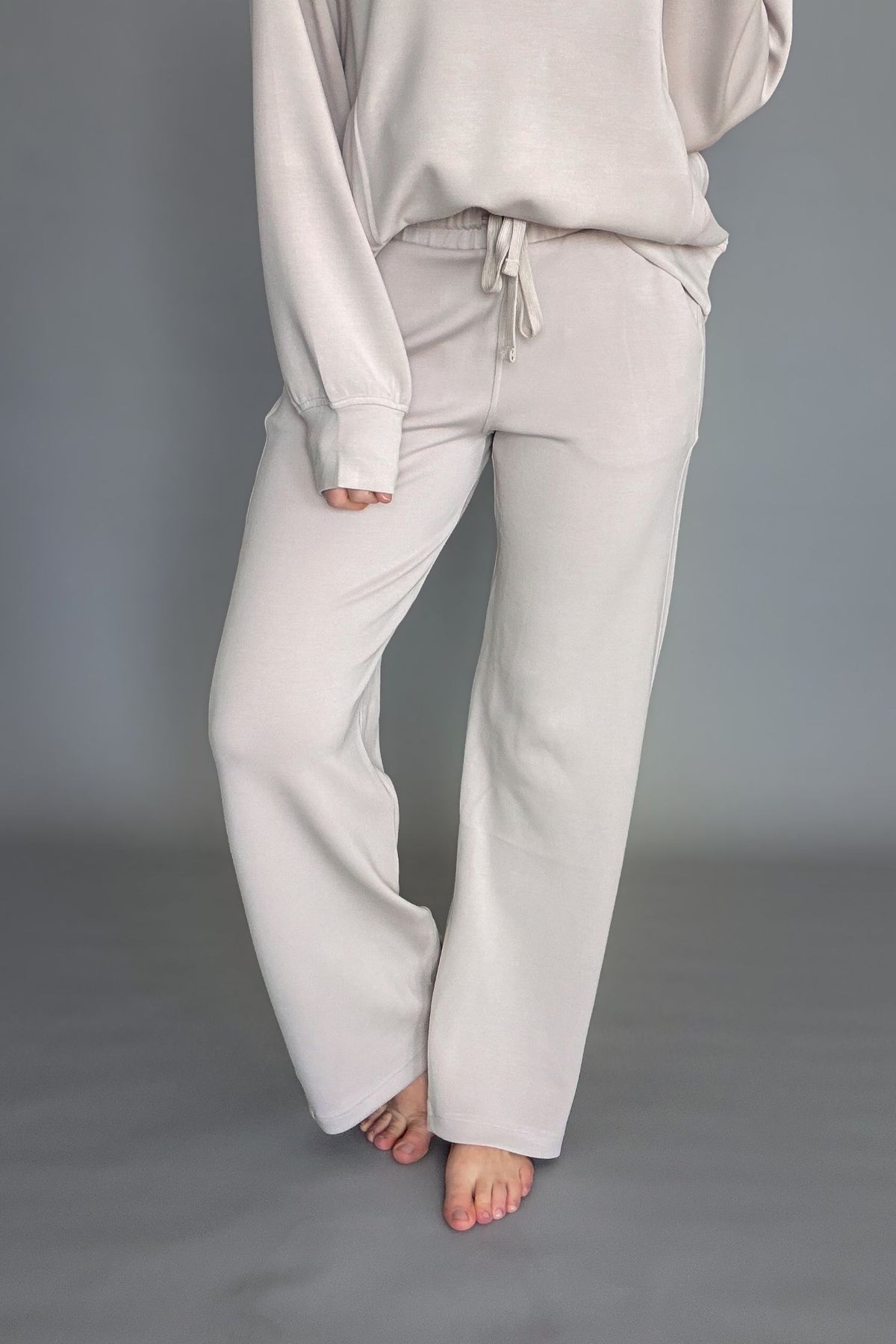 Caroline Scuba Pant- Mocha Cream