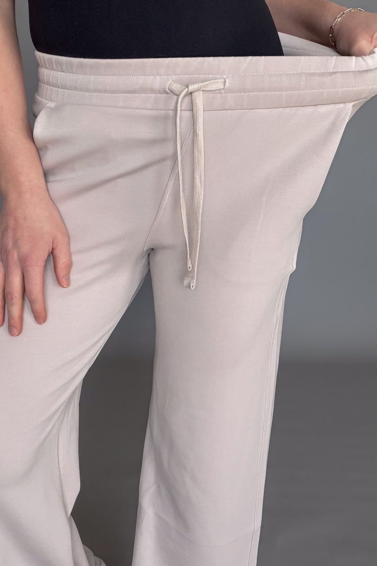 Caroline Scuba Pant- Mocha Cream