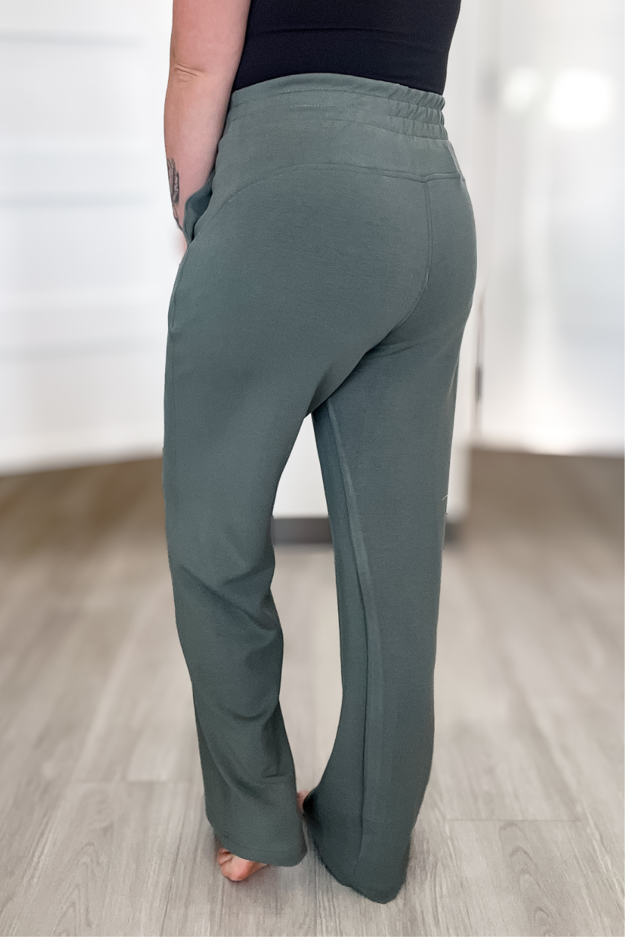 Caroline Scuba Pant- Sage