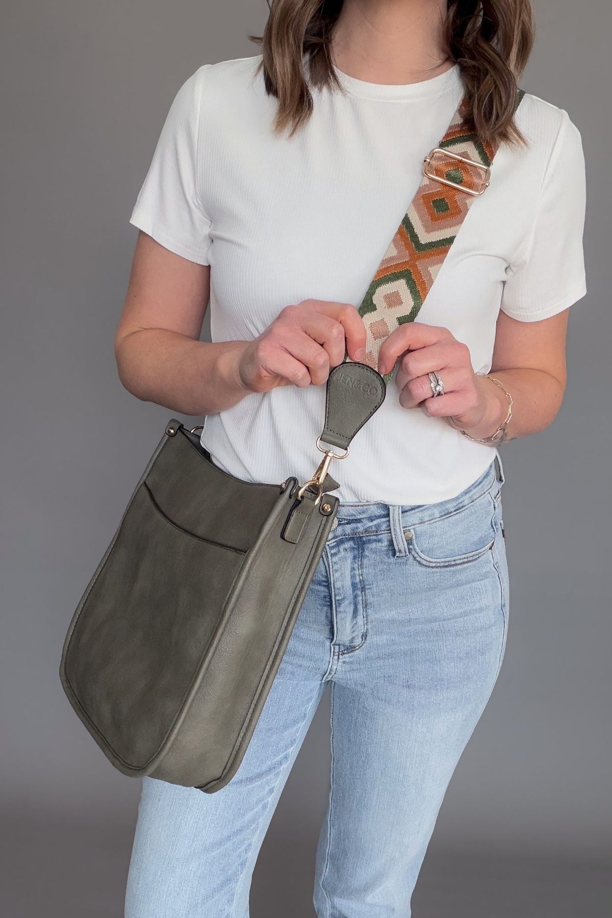 Chloe Crossbody- Olive