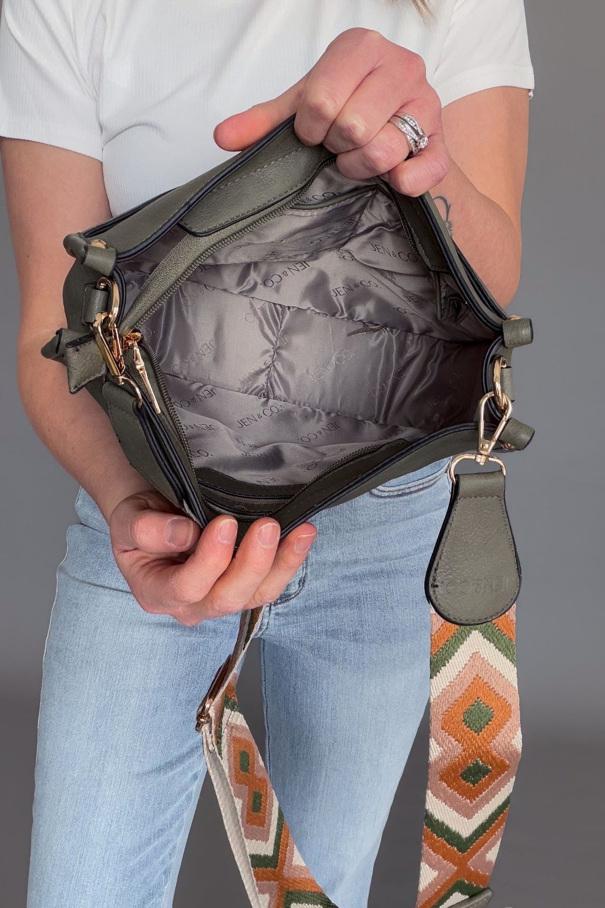 Chloe Crossbody- Olive