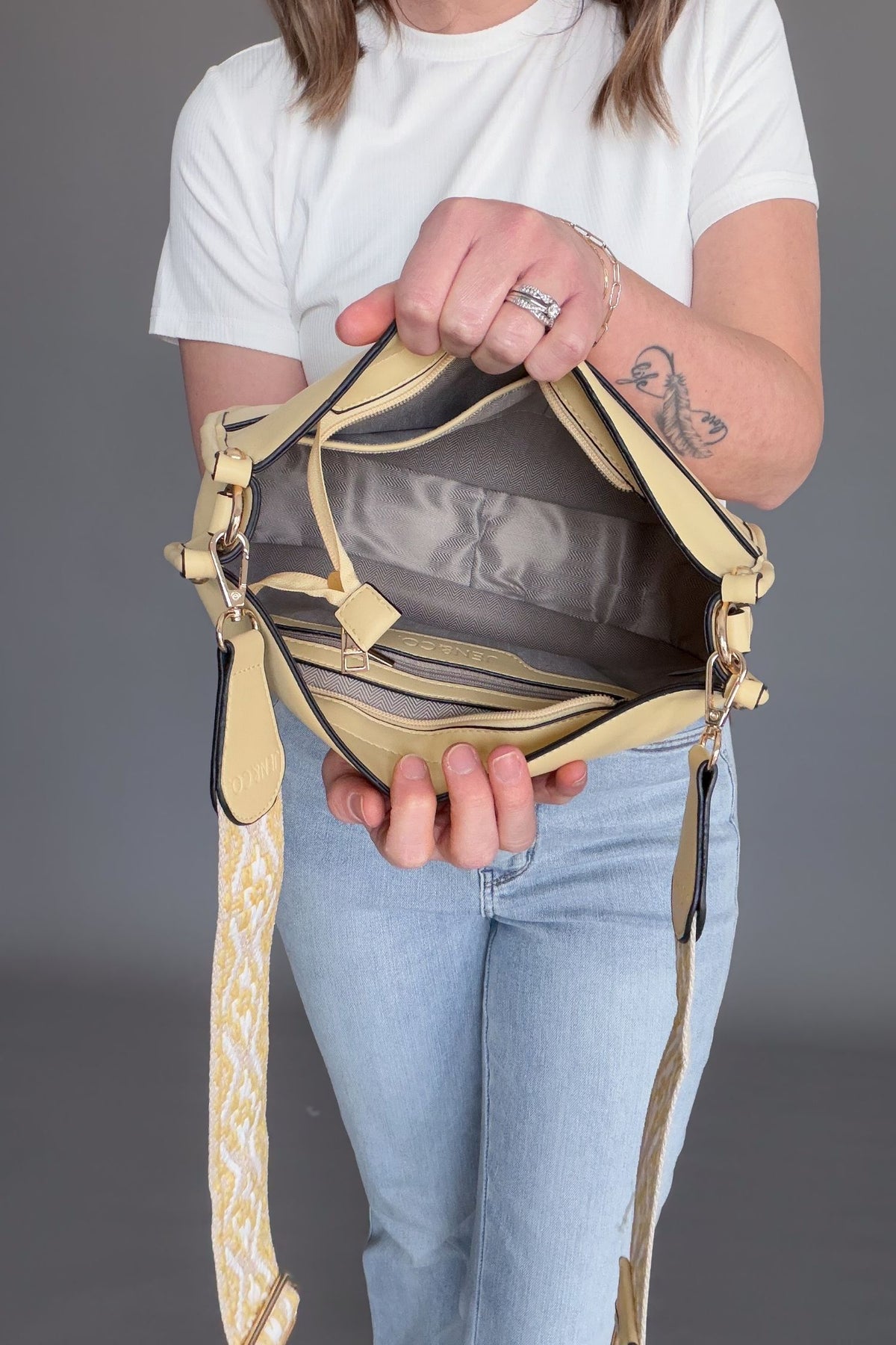 Chloe Crossbody- Yellow