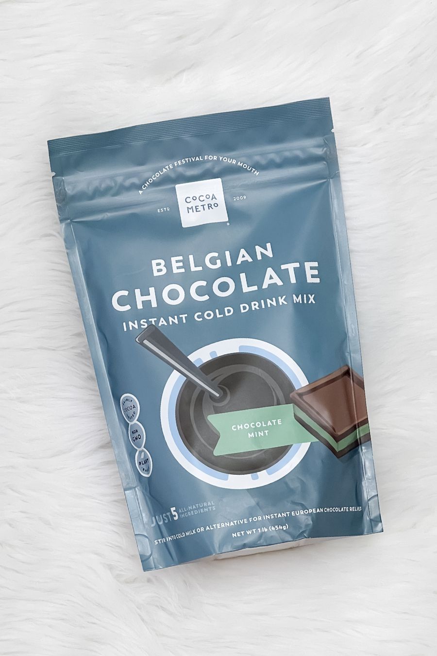 Cocoa Metro Belgian Mint Chocolate Drink Mix
