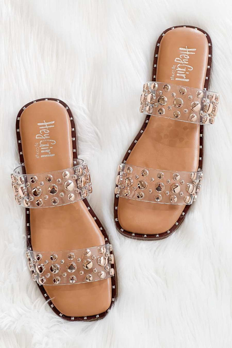 Corkys Magnet Sandal- Clear