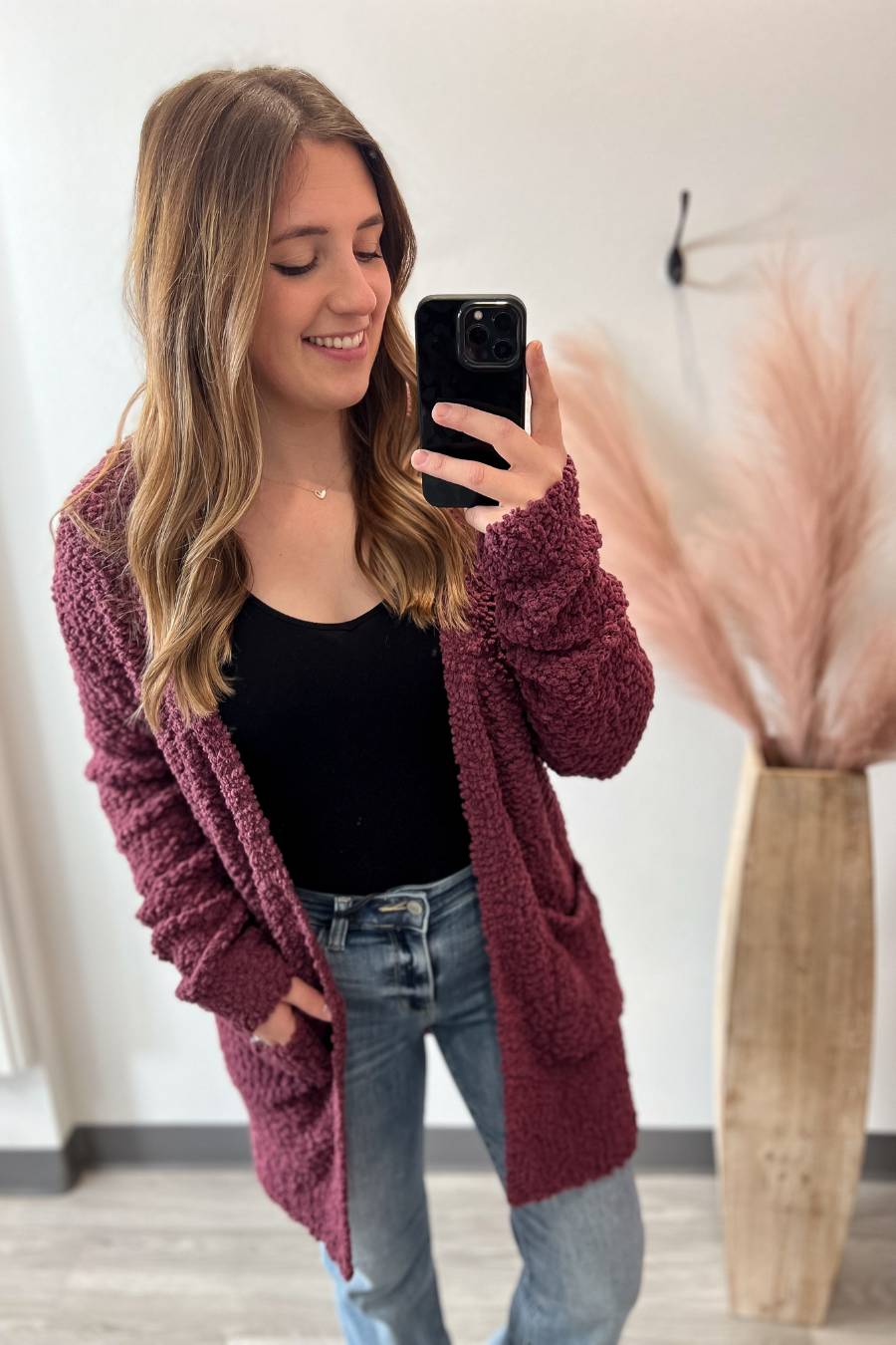 Cozy Popcorn Cardigan