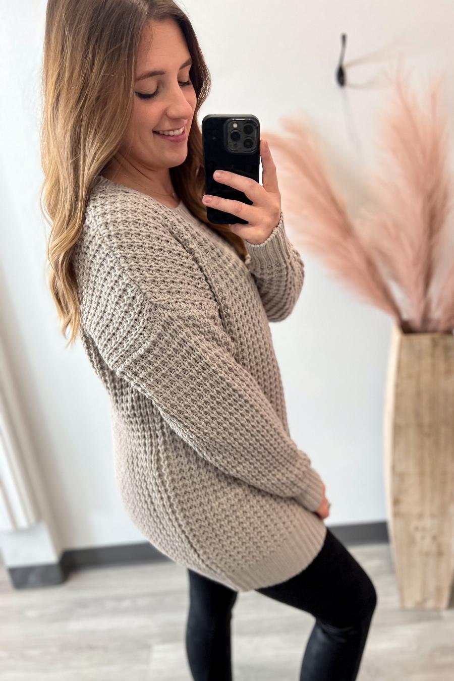 Cozy Waffle Sweater