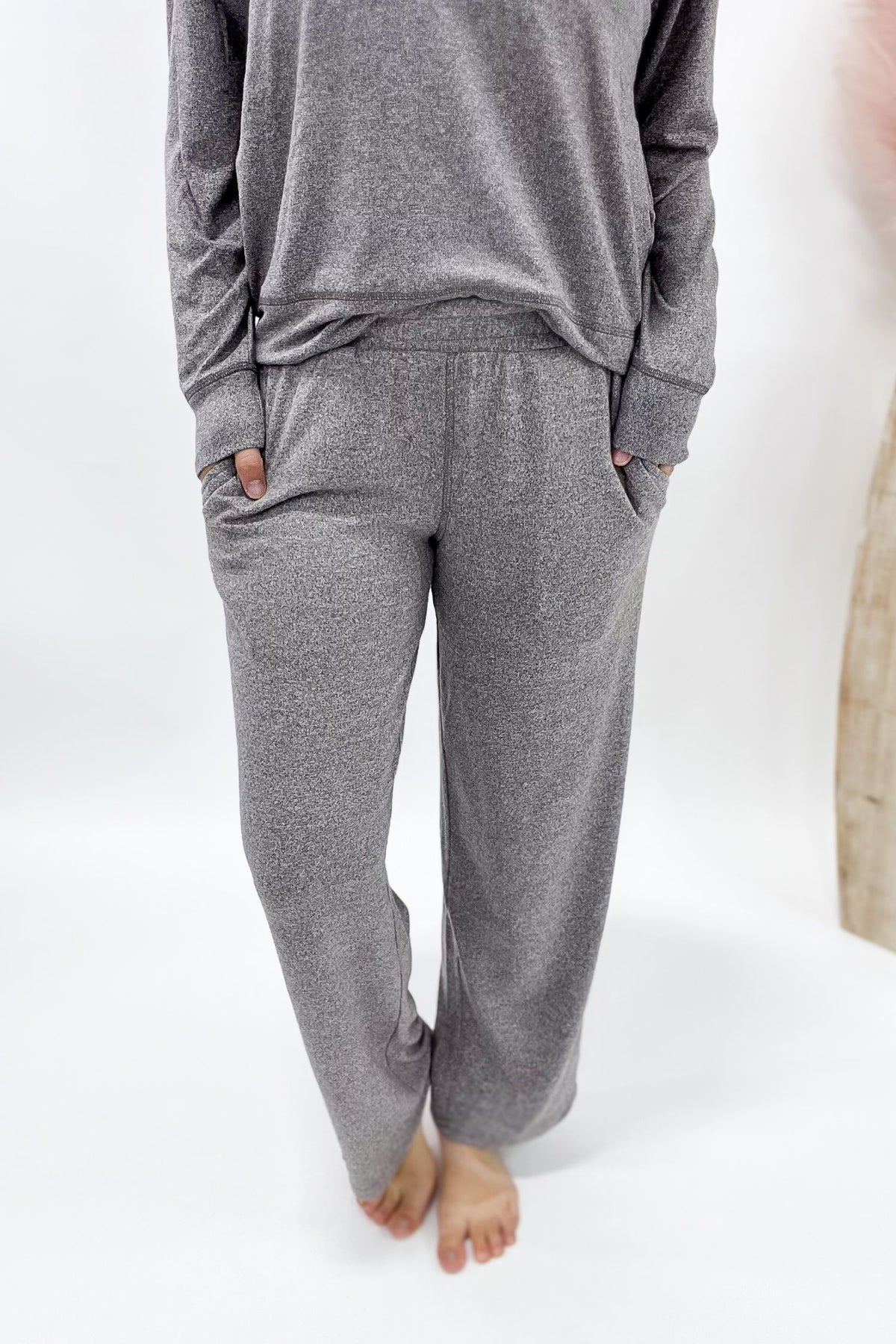 Espresso Brushed Lounge Pants