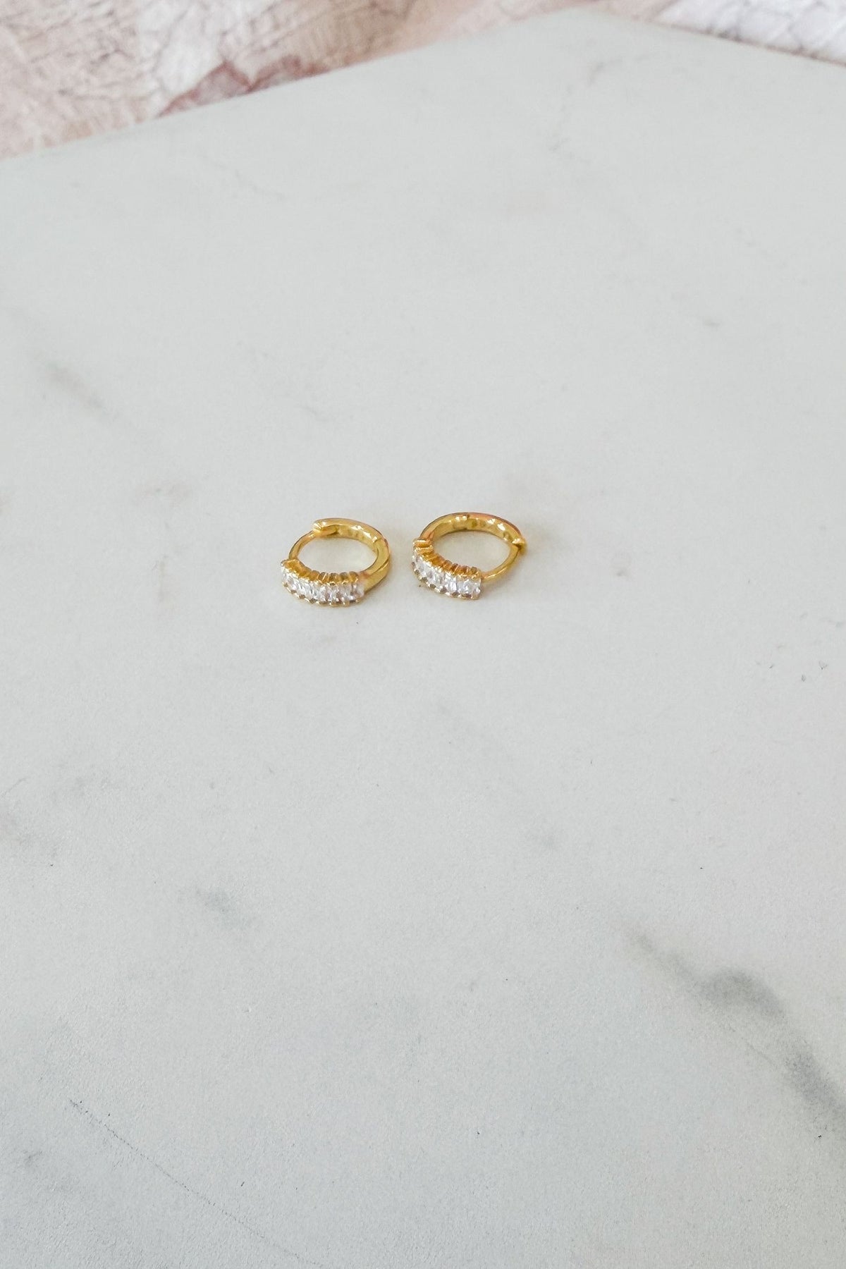 14k vermeil gold hoop earrings
