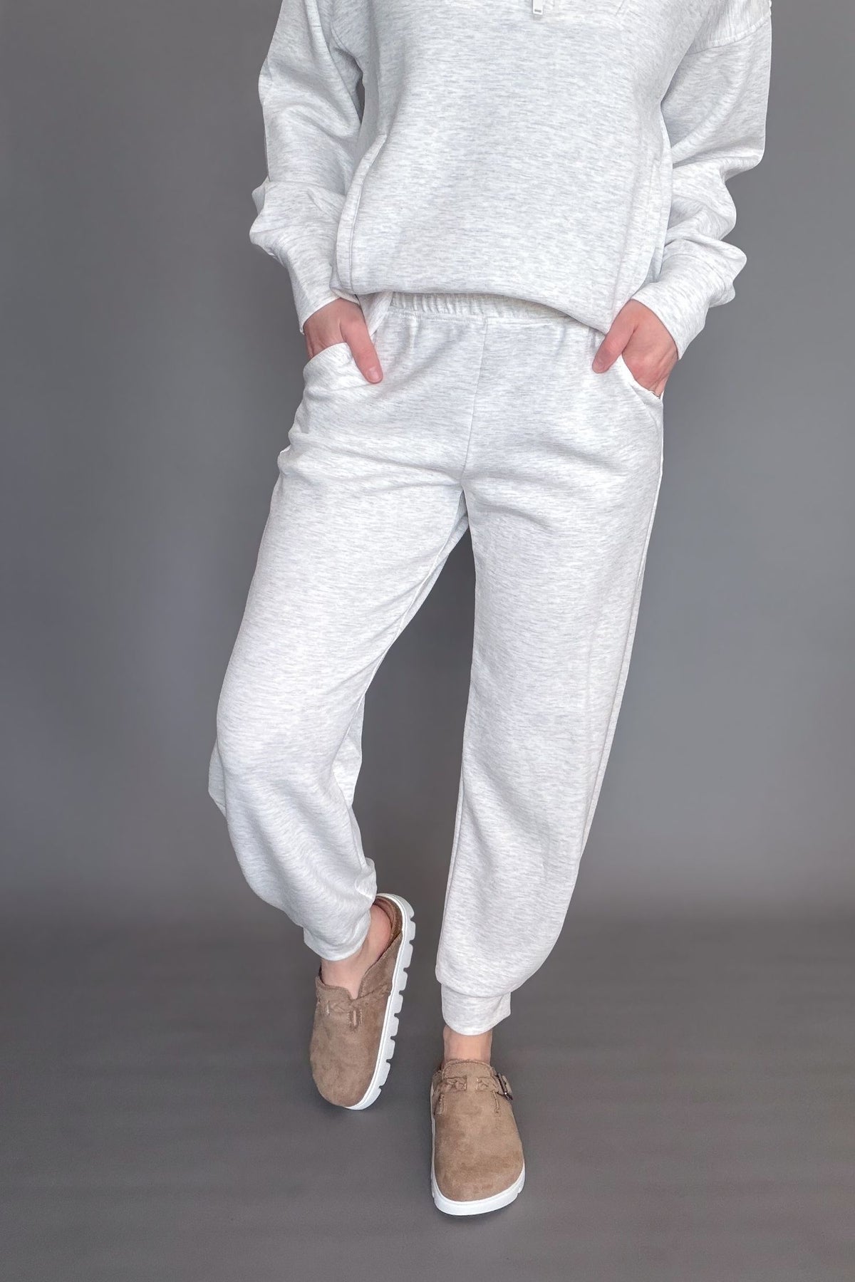Heather Grey Jogger Pants