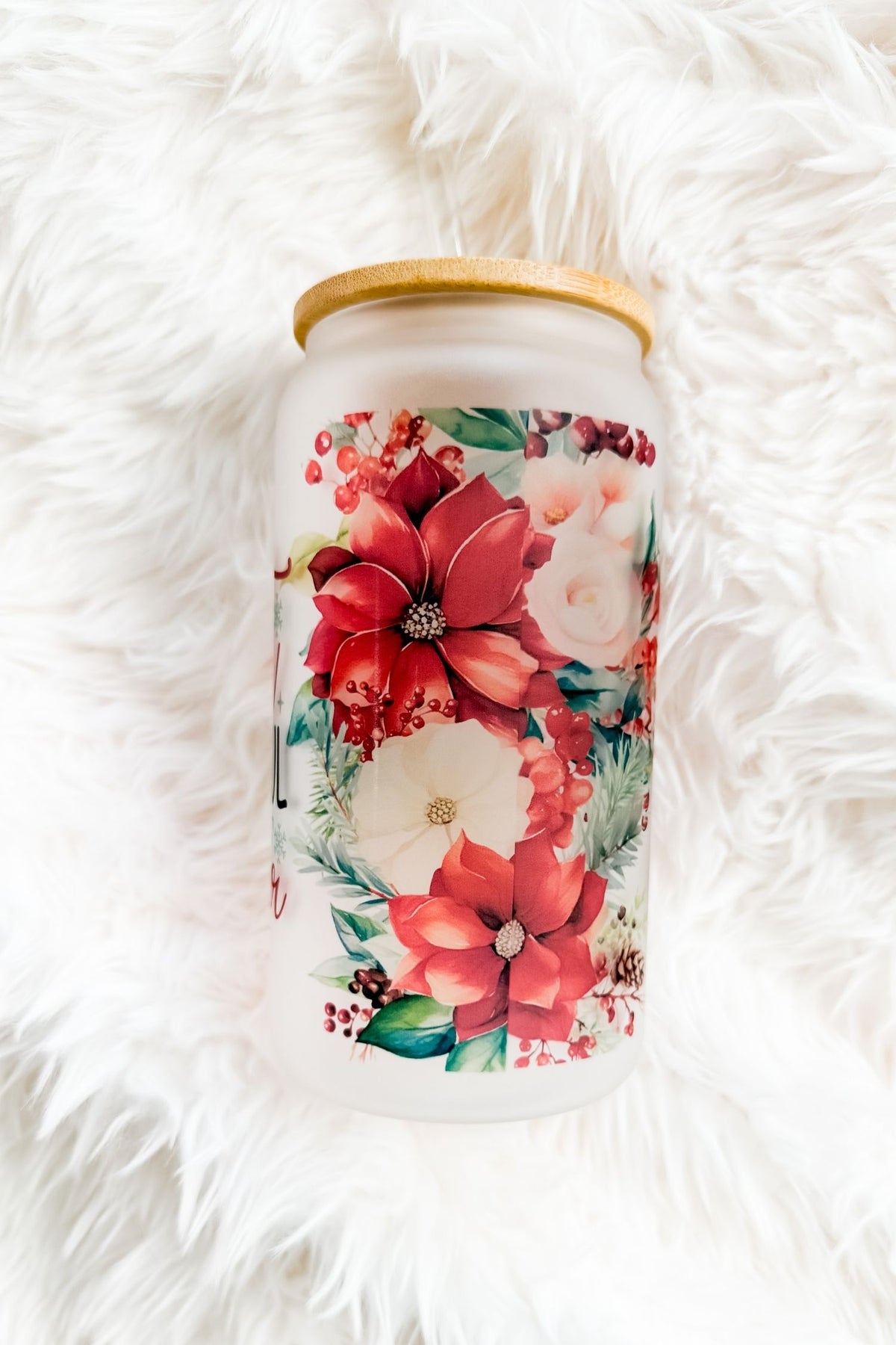 It's the Most Wonderful Time of the Year Christmas 16oz Holiday Glass Tumbler