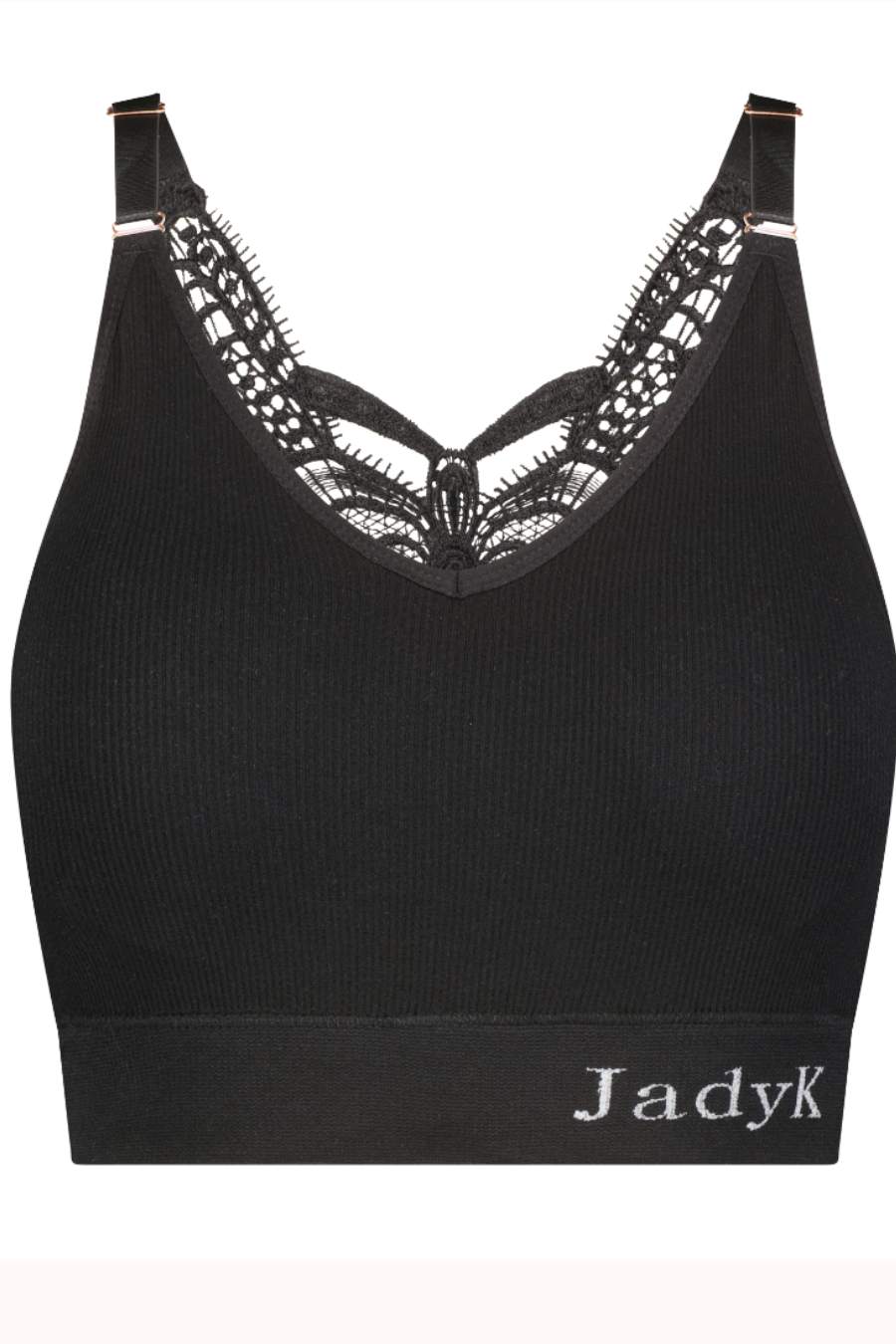 Jady K- Jules Ribbed Crochet Bralette