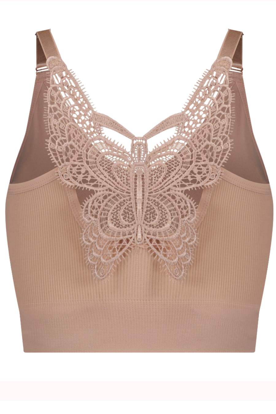 Jady K- Jules Ribbed Crochet Bralette