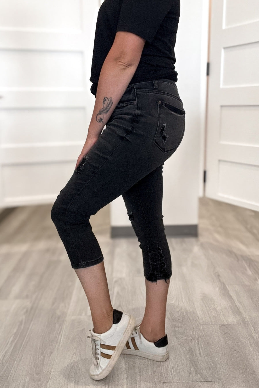 Judy Blue Charlotte High Waist Skinny Capri