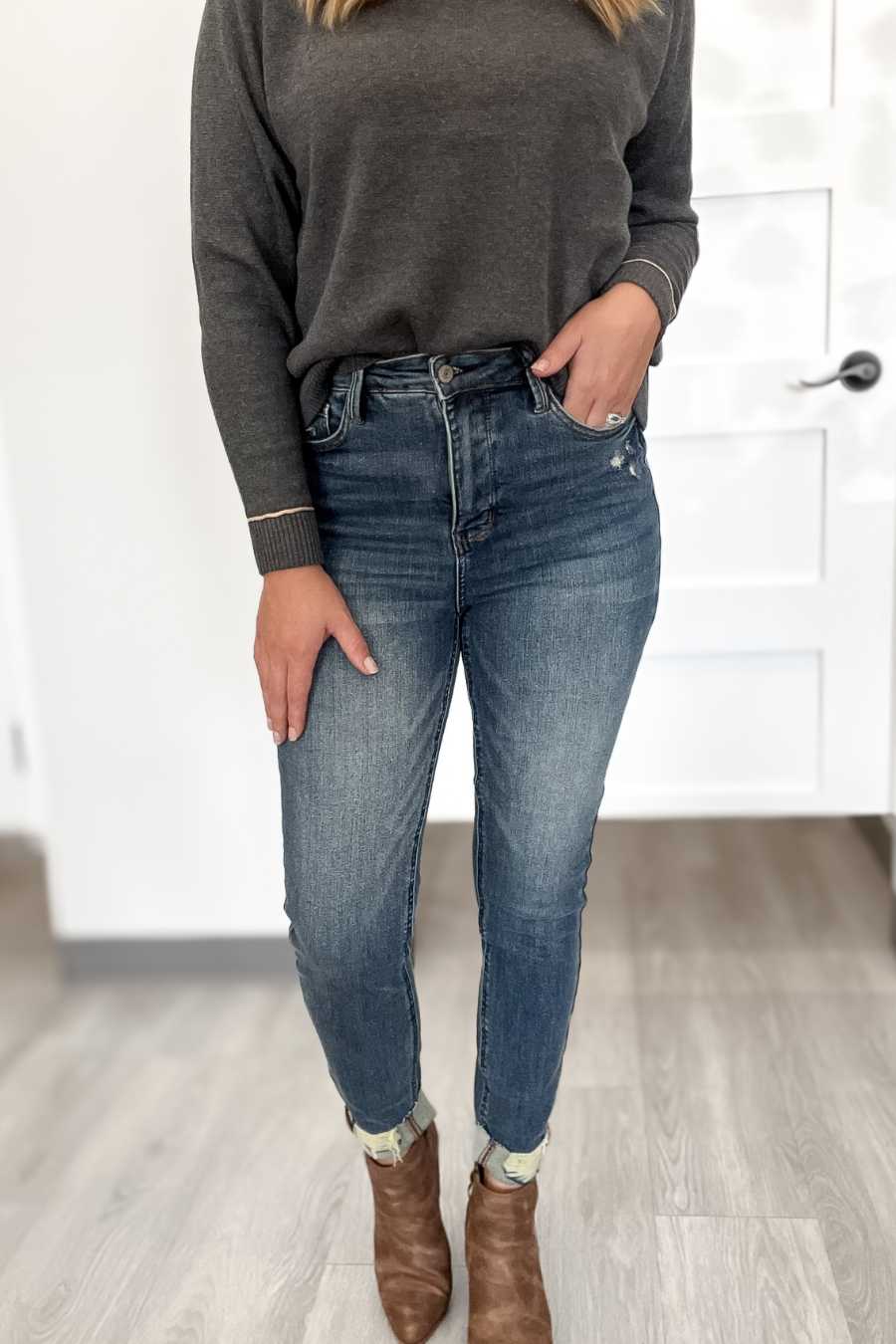Judy Blue High Waist Vintage Wash Tummy Control