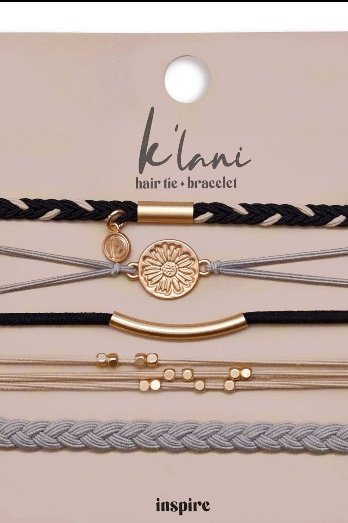 Inspire Hair Tie Bracelets: Large