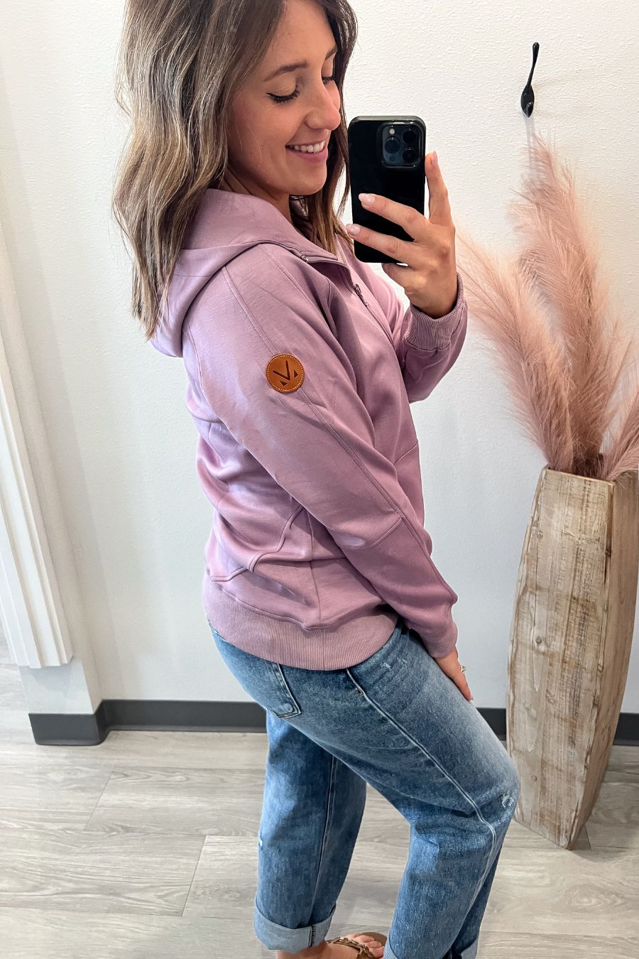 Lavender Scuba Half Zip