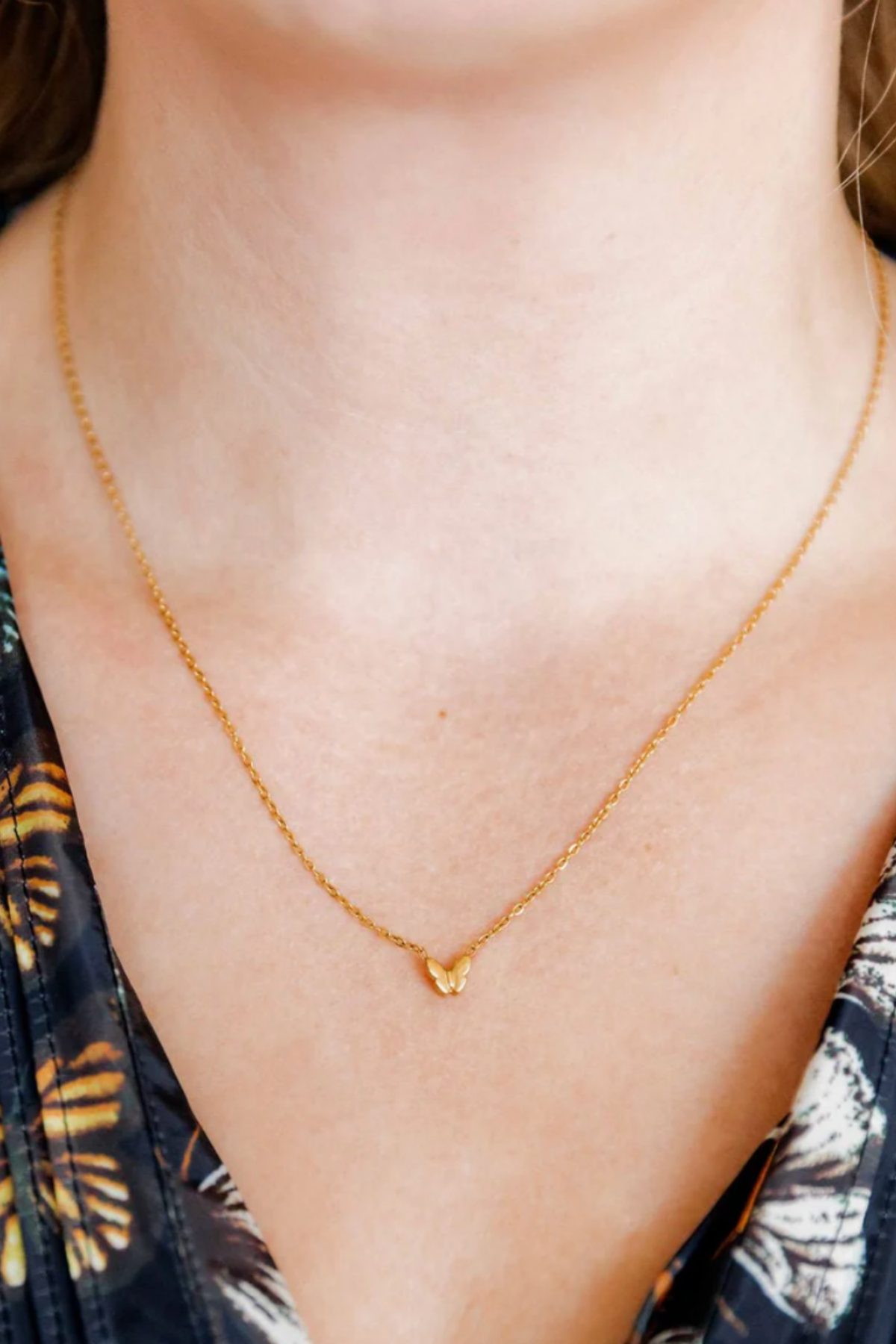 Linny Co- Gold Bella Butterfly Necklace