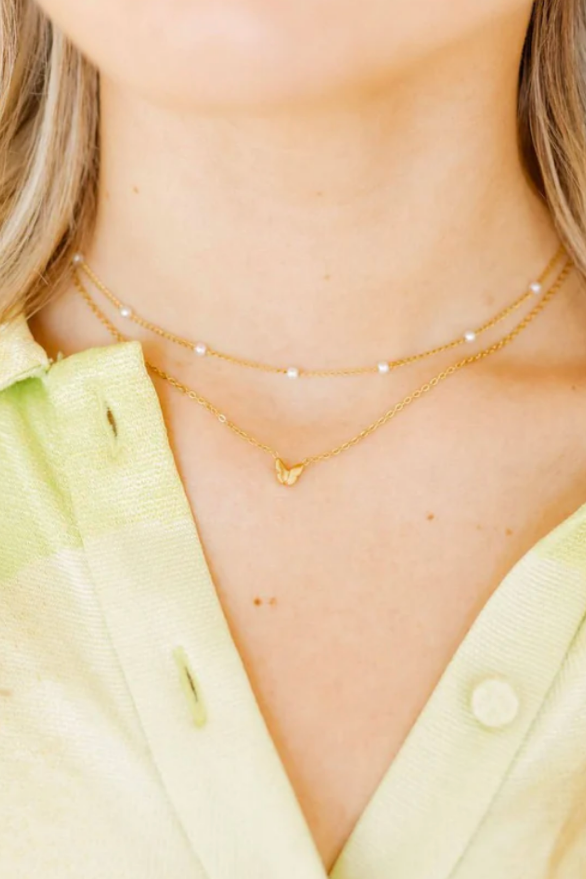 Linny Co- Gold Bella Butterfly Necklace