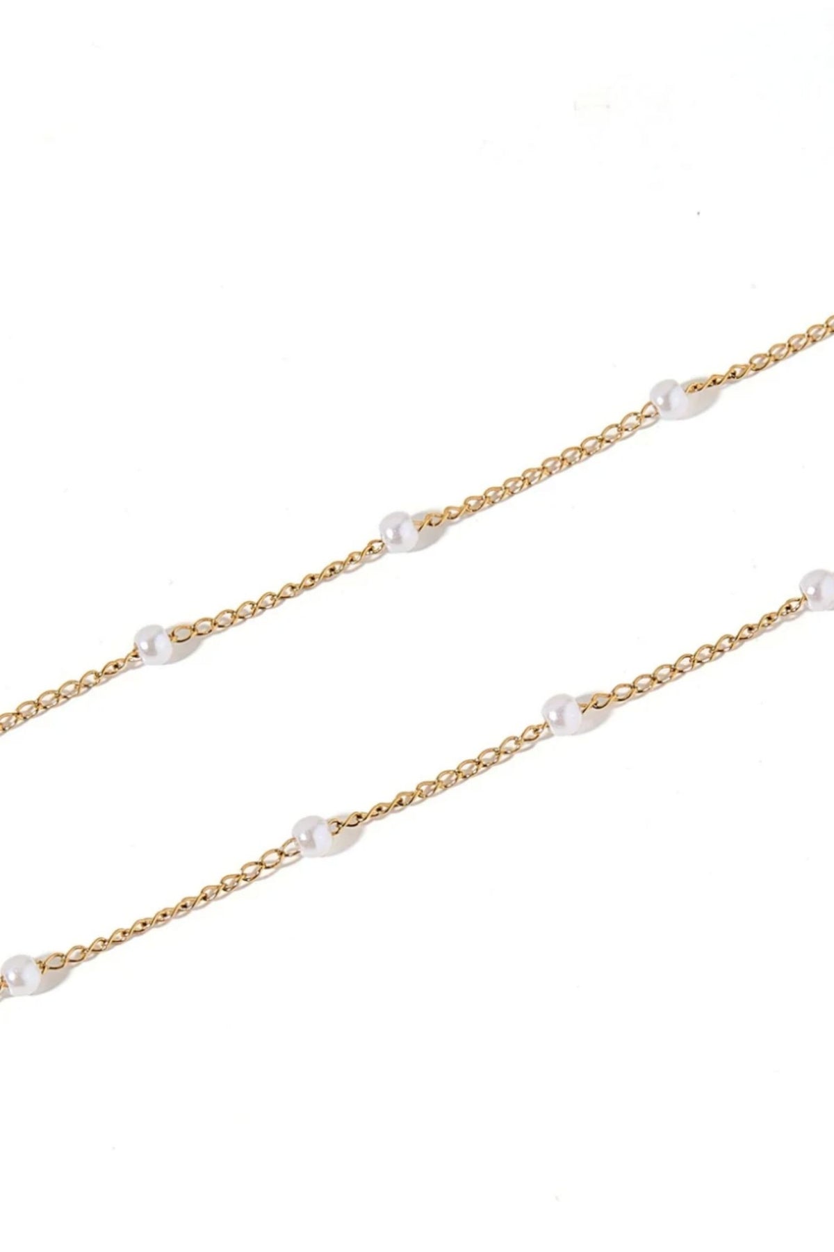 Linny Co- Gold Dabney Pearl Necklace