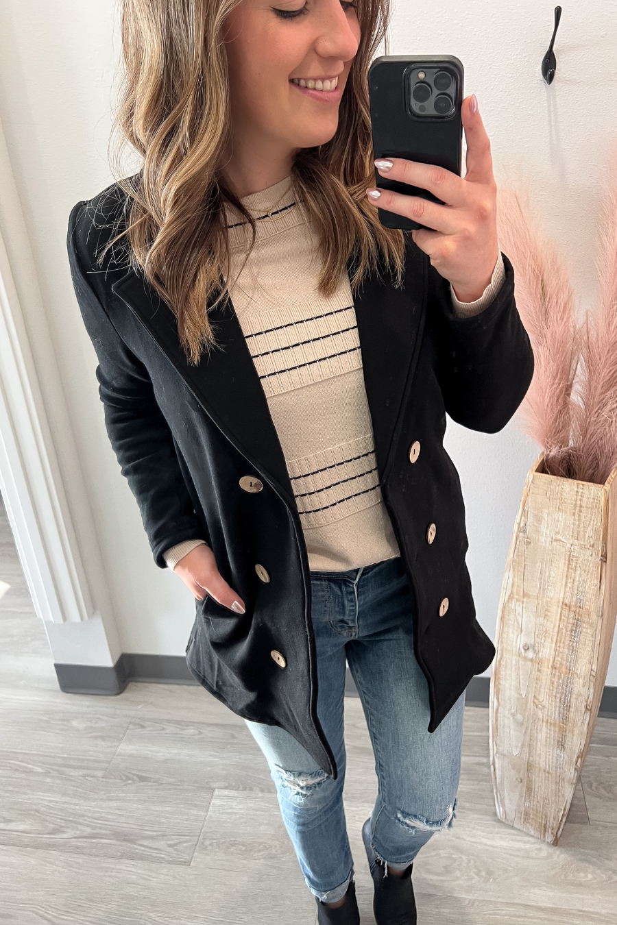 Long Black Sweater Jacket