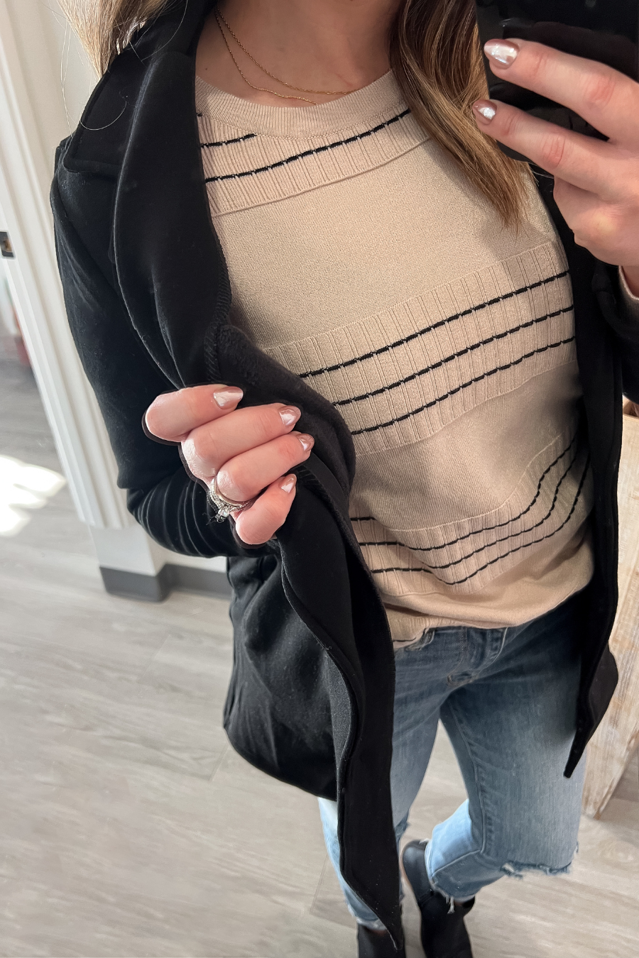 Long Black Sweater Jacket