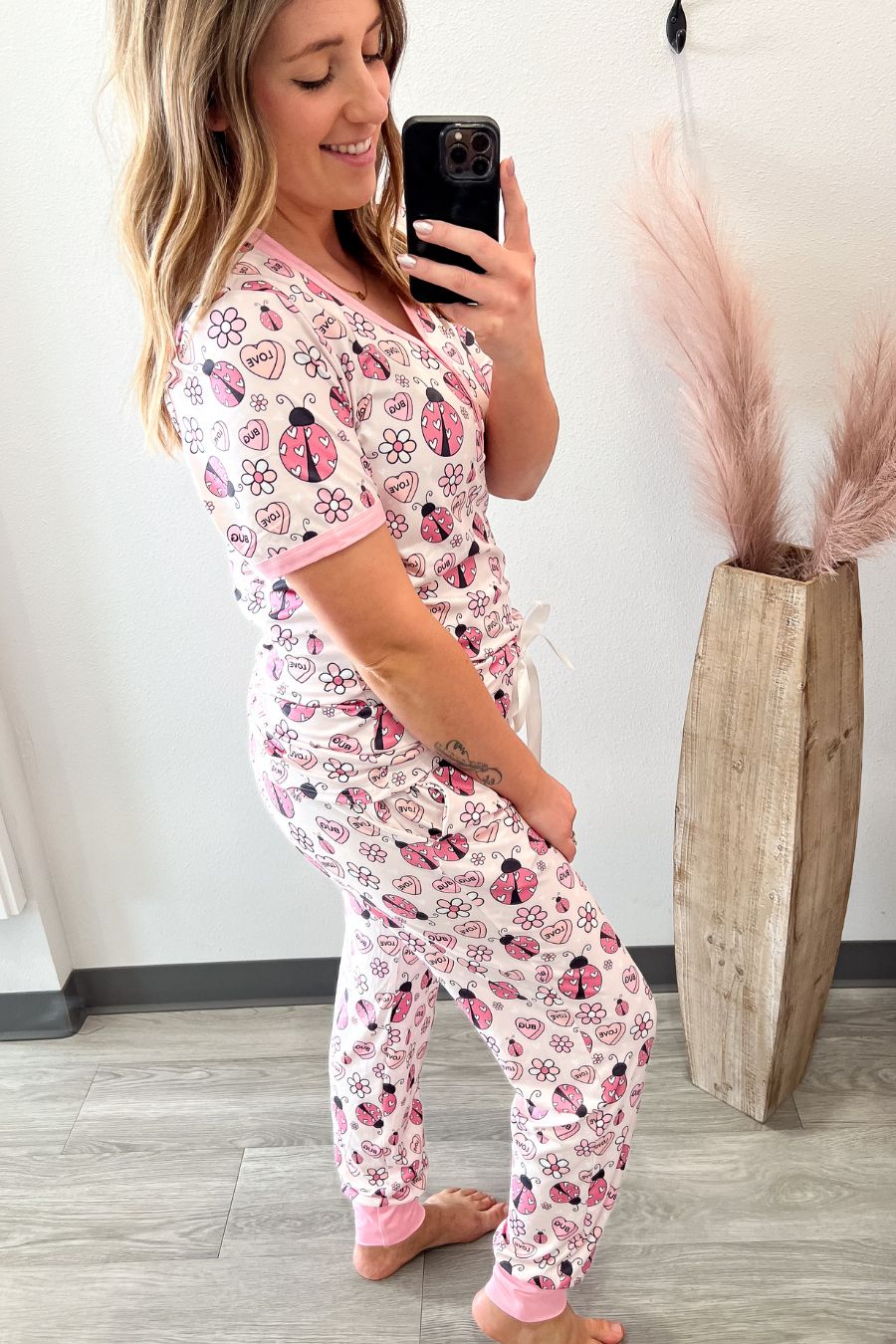 Love Bug Short Sleeve PJ Set