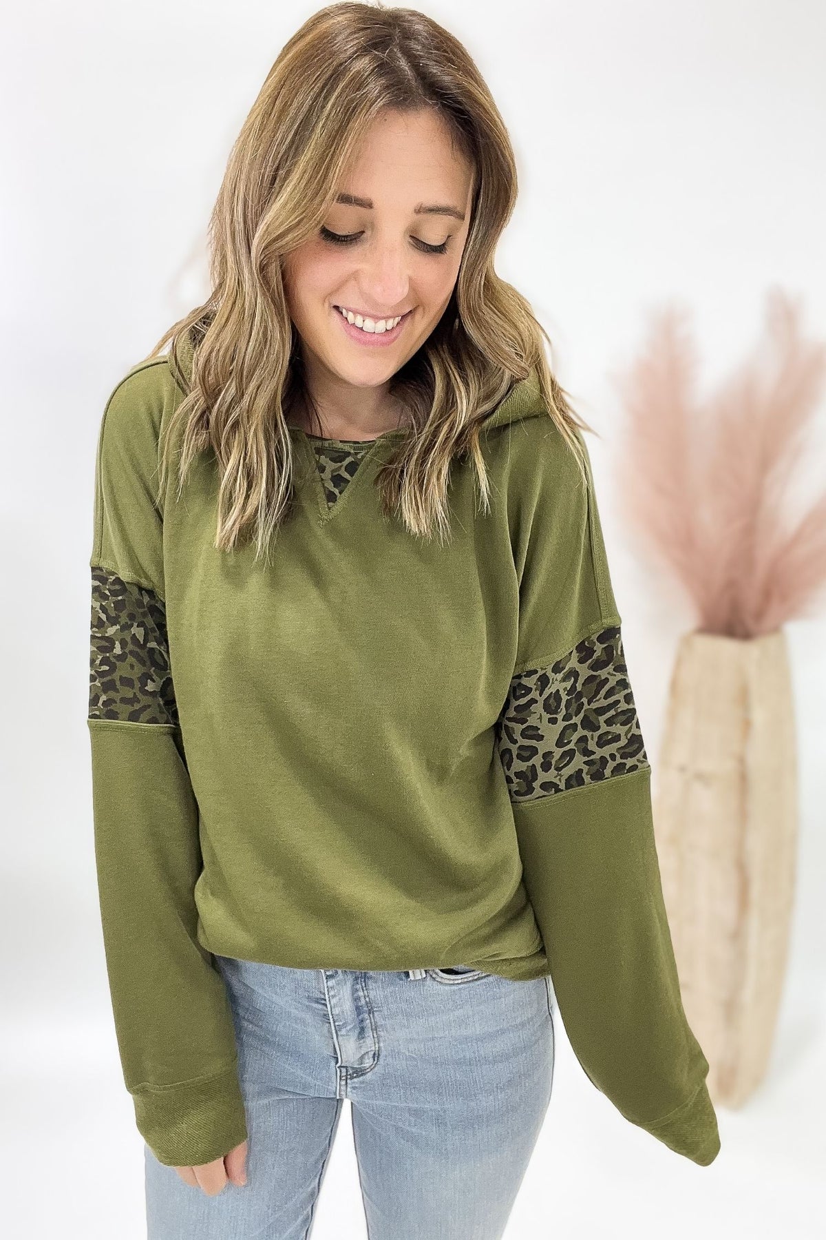 Olive French Terry Hoodie
