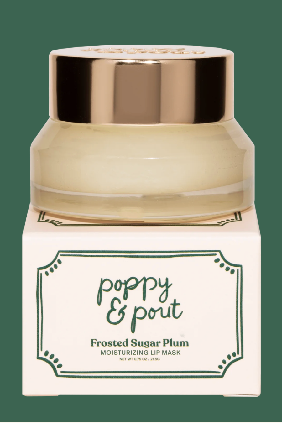 Poppy & Pout Limited Edition Lip Mask- Frosted Sugar Plum