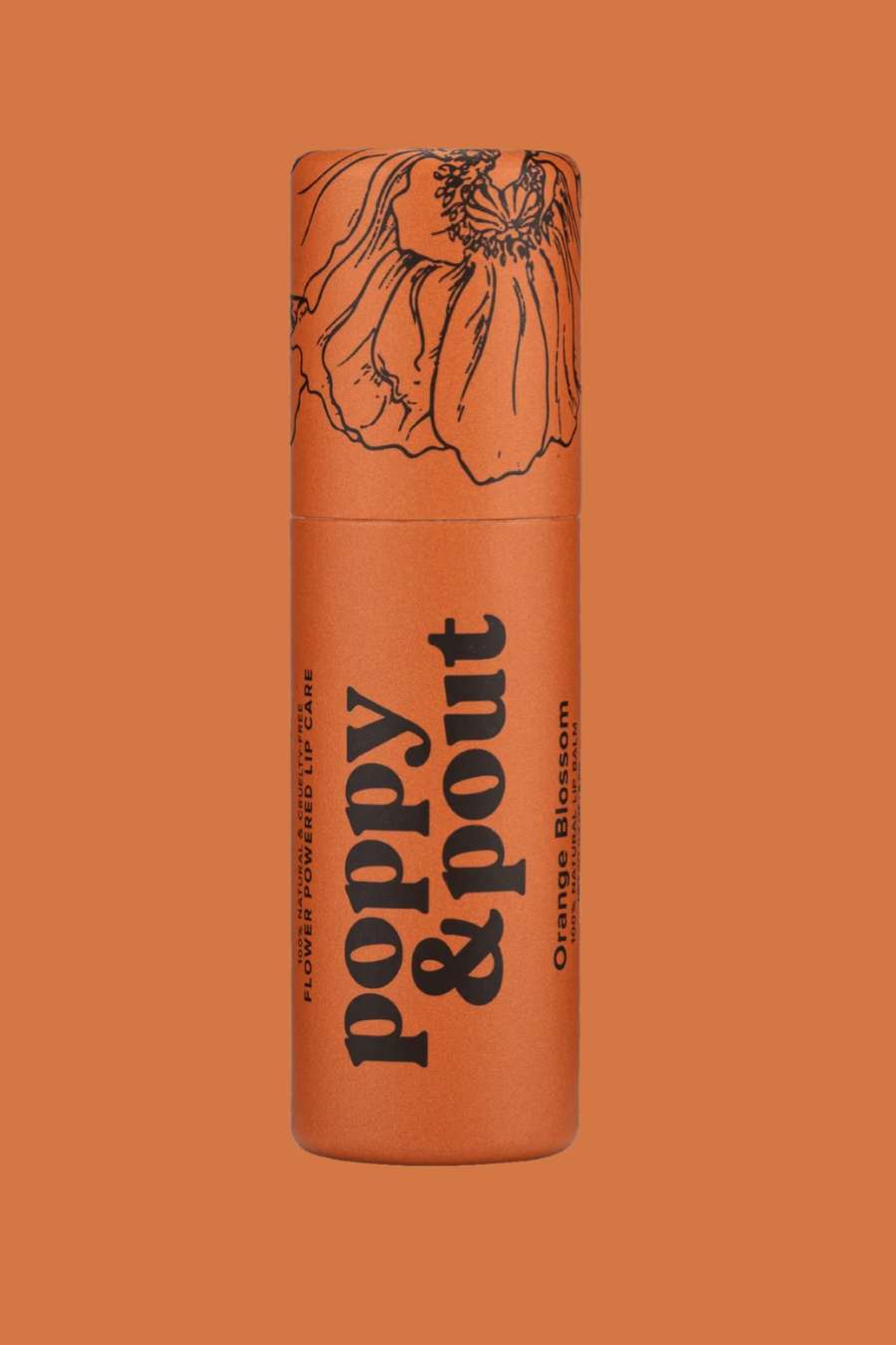 Poppy & Pout Lip Balm- Orange Blossom