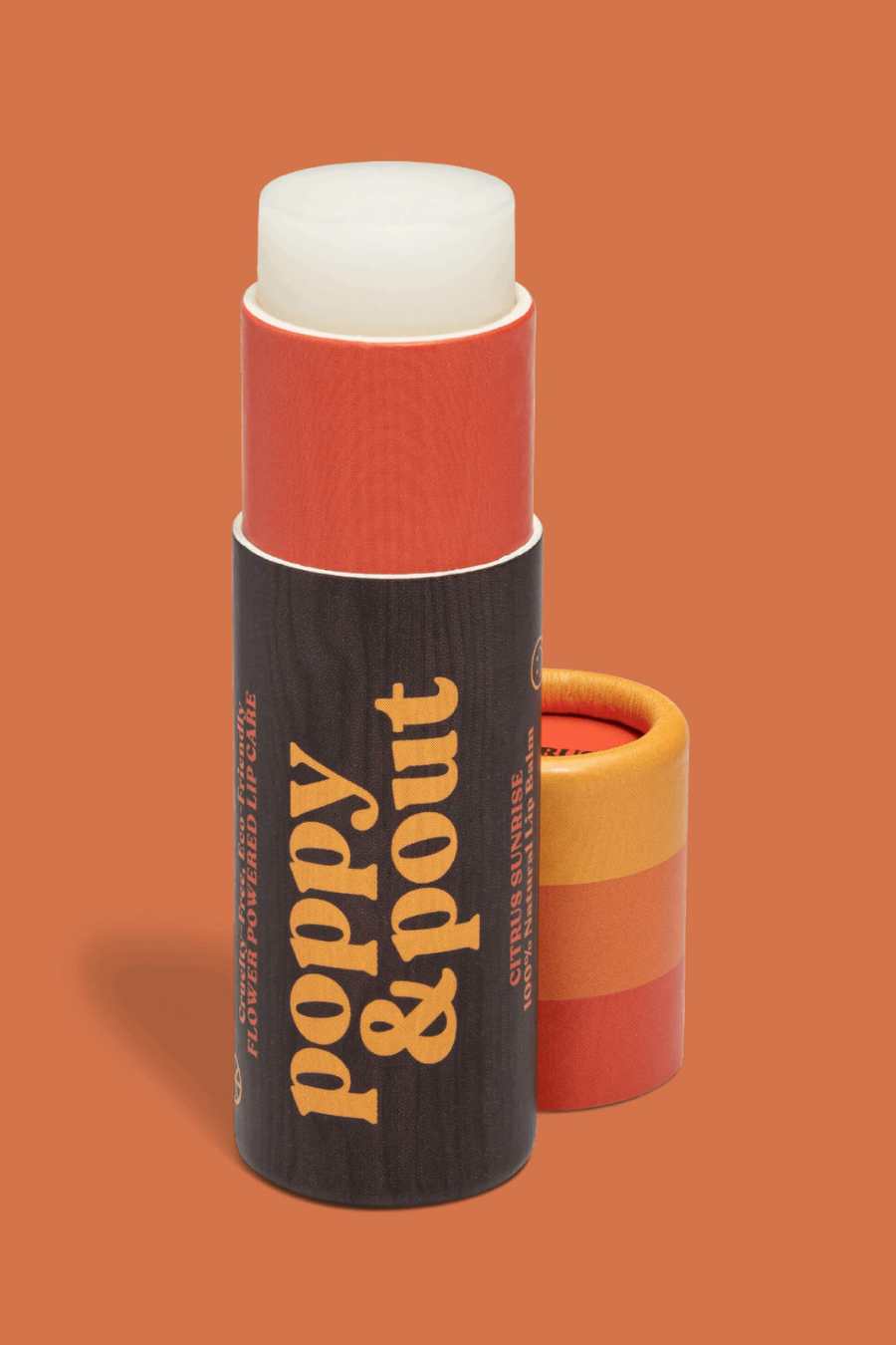 Poppy & Pout Lip Balm- Retro Surf- Citrus Sunrise