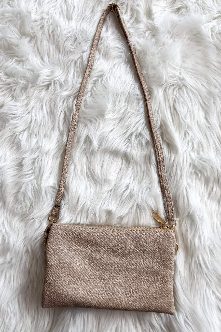 Riley Crossbody- Almond